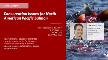 Seminar: Conservation Issues for North American Pacific Salmon