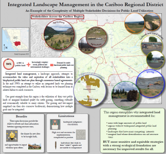 Integrated Land Management of Low Capability Public Land in the Cariboo-Chilcotin